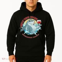 Funny Great Wine Shark Emblem Hoodie thumb 2