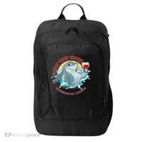 Funny Great Wine Shark Emblem City Backpack thumb 0