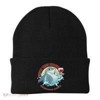 Funny Great Wine Shark Emblem Beanie thumb 0