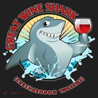 Funny Great Wine Shark Emblem Beanie thumb 2