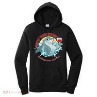 Funny Great Wine Shark Emblem Women's Hoodie thumb 0