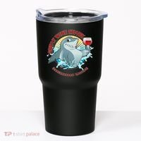 Funny Great Wine Shark Emblem Tumbler thumb 0