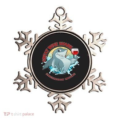 Funny Great Wine Shark Emblem Ornament