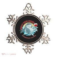 Funny Great Wine Shark Emblem Ornament thumb 0