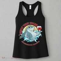 Funny Great Wine Shark Emblem Women's Tank Top thumb 3