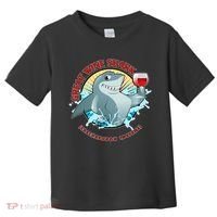 Funny Great Wine Shark Emblem Toddler T-Shirt thumb 0