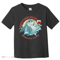Funny Great Wine Shark Emblem Toddler T-Shirt thumb 0