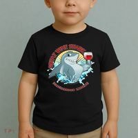 Funny Great Wine Shark Emblem Toddler T-Shirt thumb 2