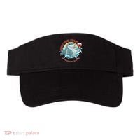 Funny Great Wine Shark Emblem Visor thumb 0