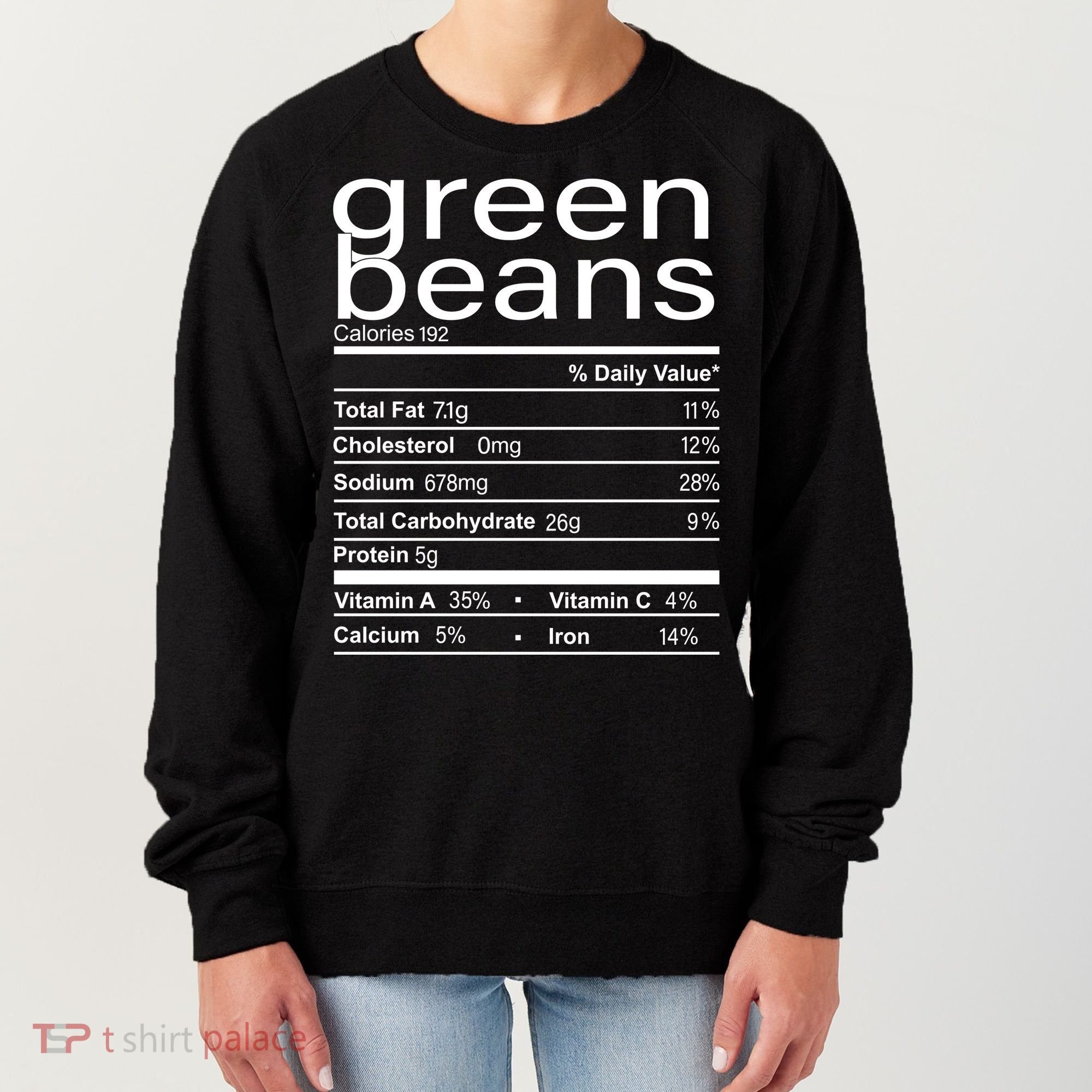 Funny Green Bean Nutrition Women's Sweatshirt