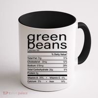 Funny Green Bean Nutrition Coffee Mug thumb 1