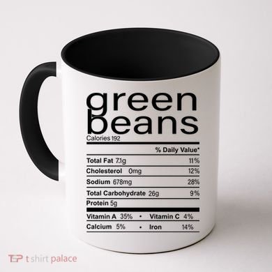 Funny Green Bean Nutrition Coffee Mug