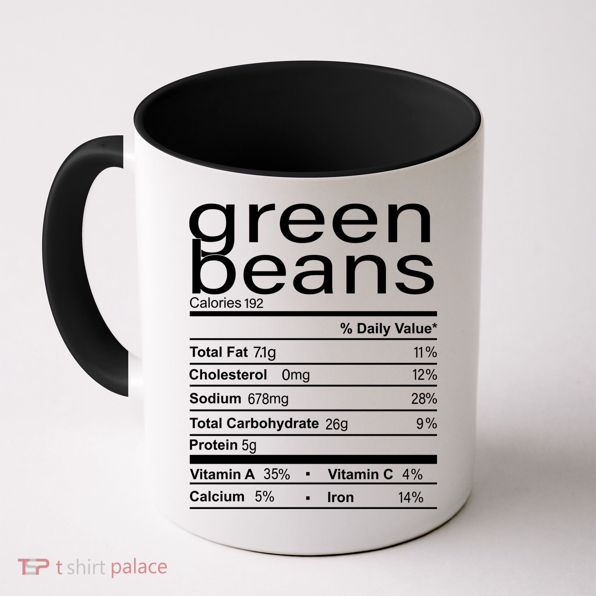 Funny Green Bean Nutrition Coffee Mug
