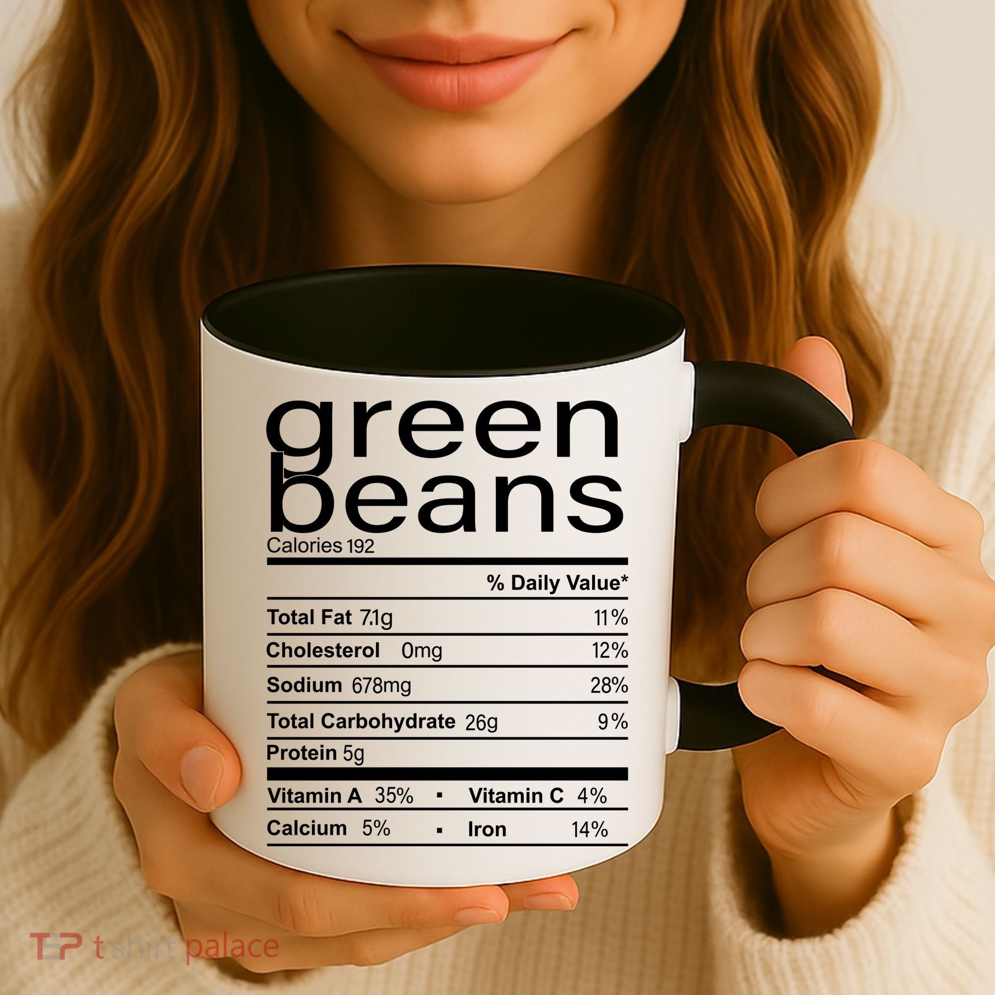 Funny Green Bean Nutrition Coffee Mug