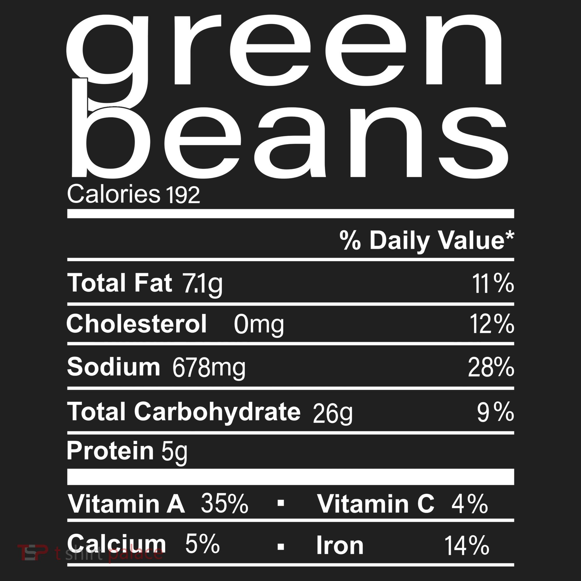 Funny Green Bean Nutrition Beanie