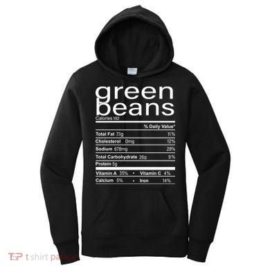 Funny Green Bean Nutrition Women's Hoodie