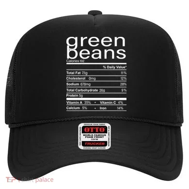 Funny Green Bean Nutrition Hat