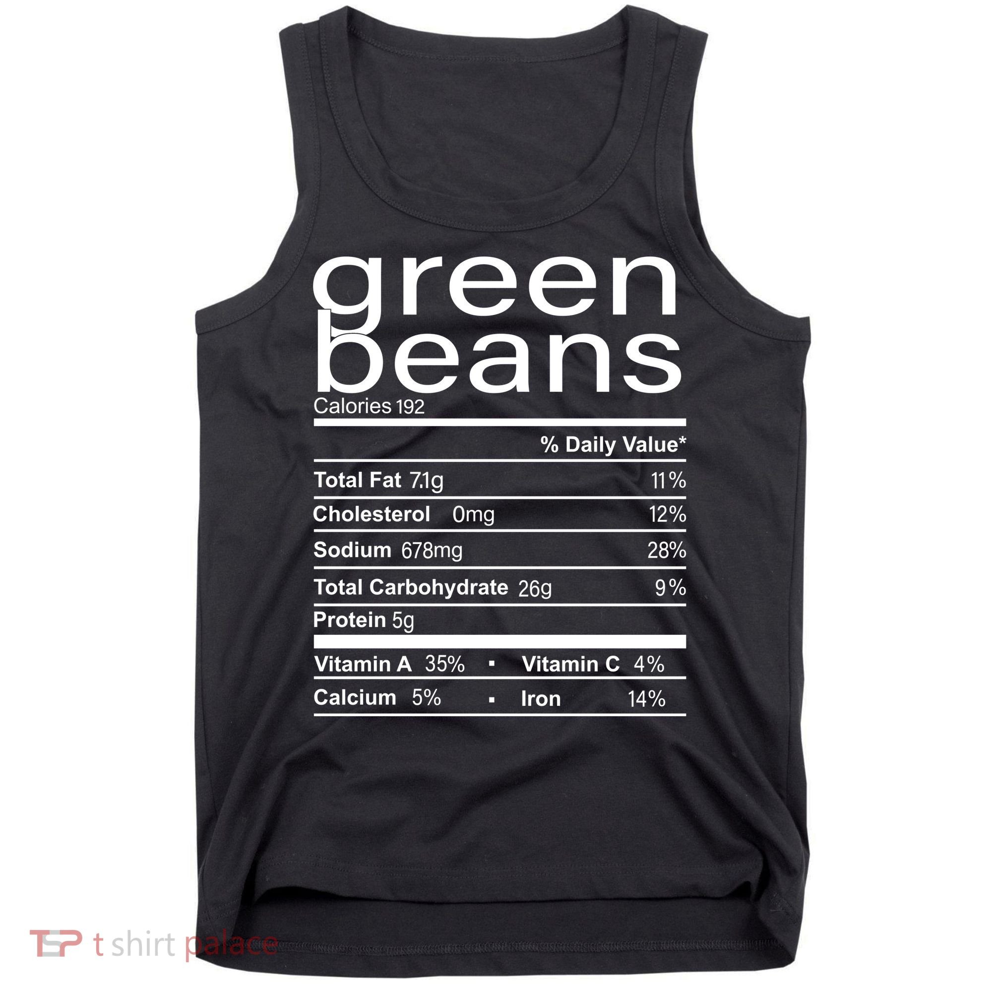 Funny Green Bean Nutrition Tank Top