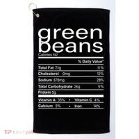 Funny Green Bean Nutrition Golf Towel thumb 0