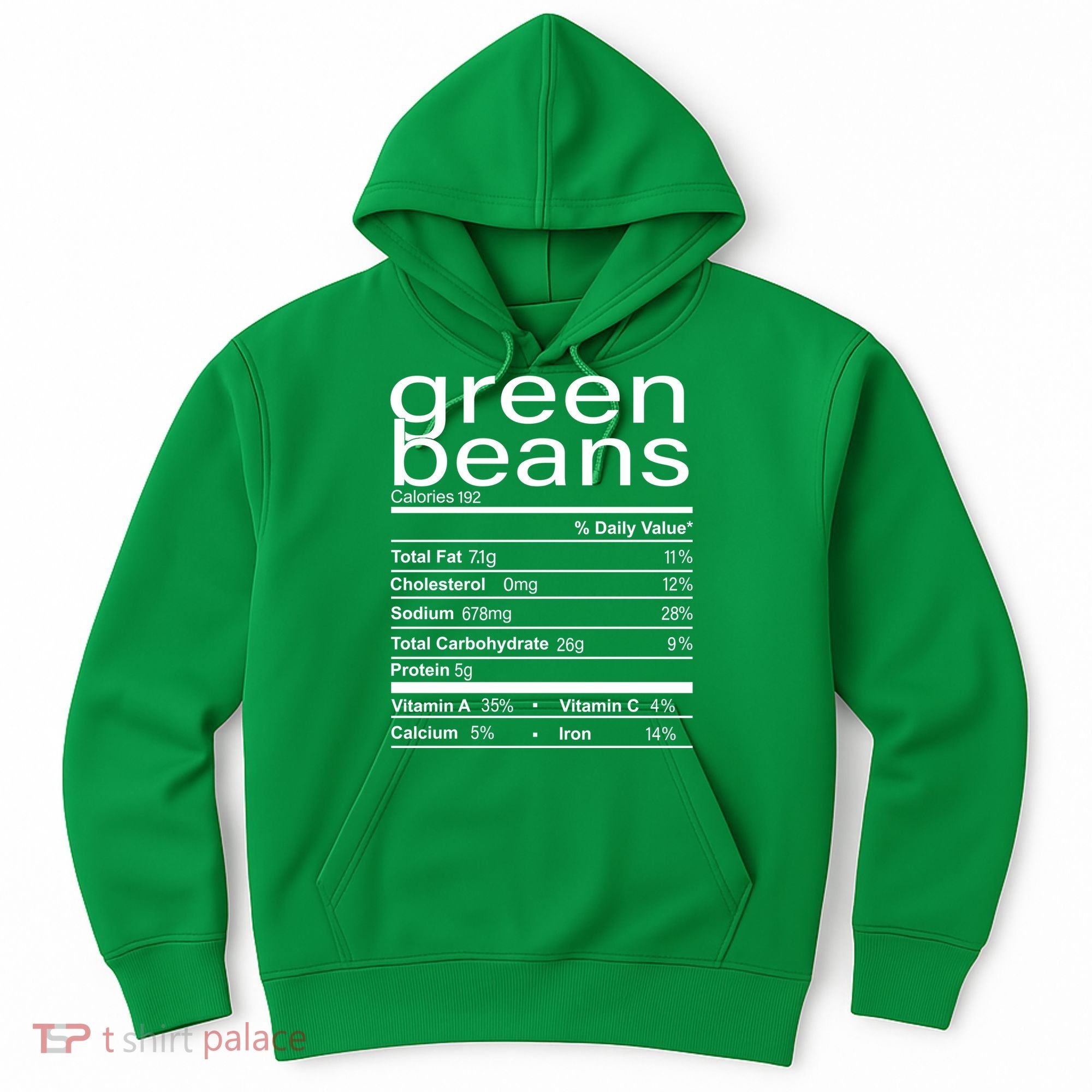 Funny Green Bean Nutrition Hoodie