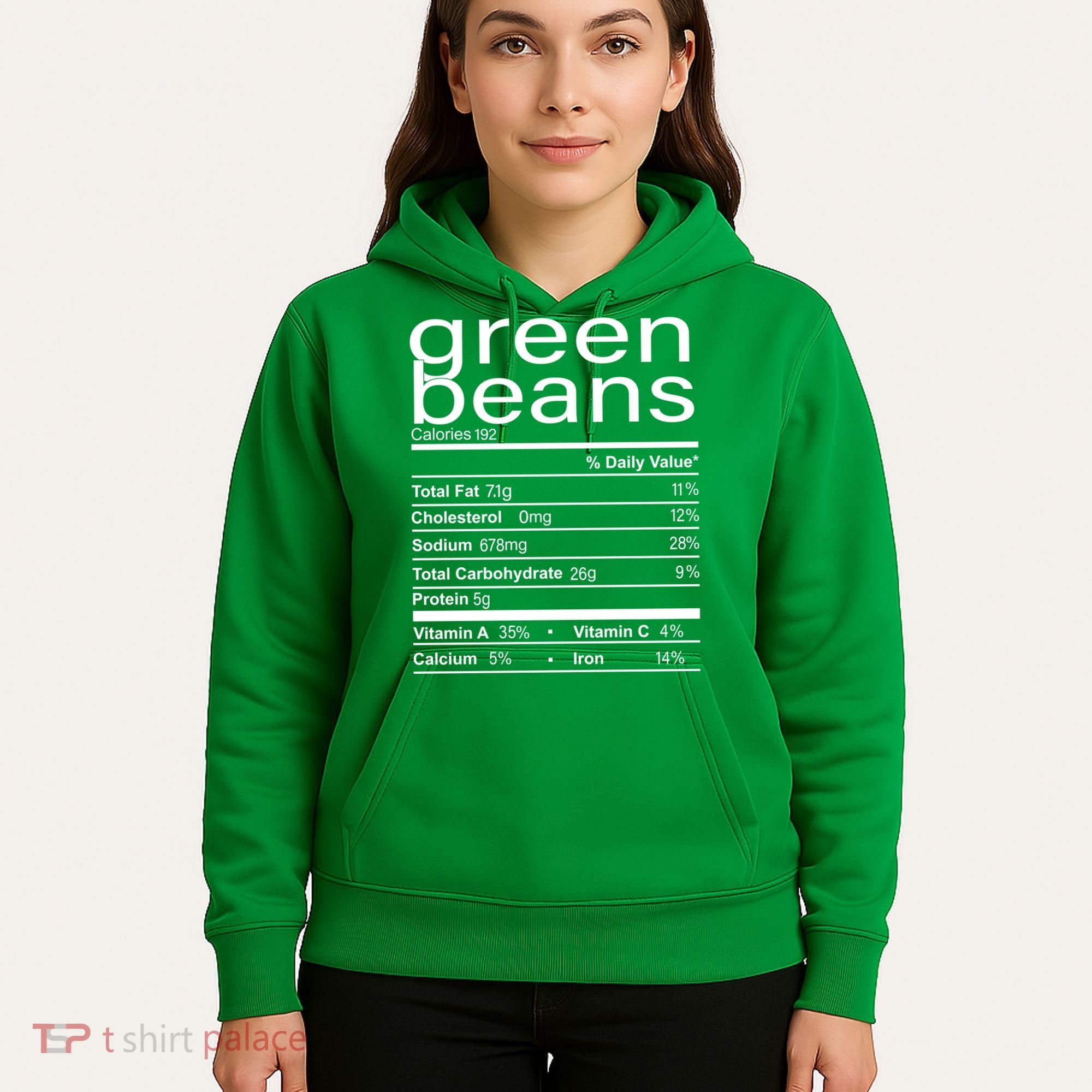 Funny Green Bean Nutrition Hoodie