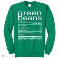 Funny Green Bean Nutrition Sweatshirt thumb 0