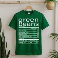 Funny Green Bean Nutrition T-Shirt thumb 2