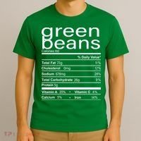 Funny Green Bean Nutrition T-Shirt thumb 3