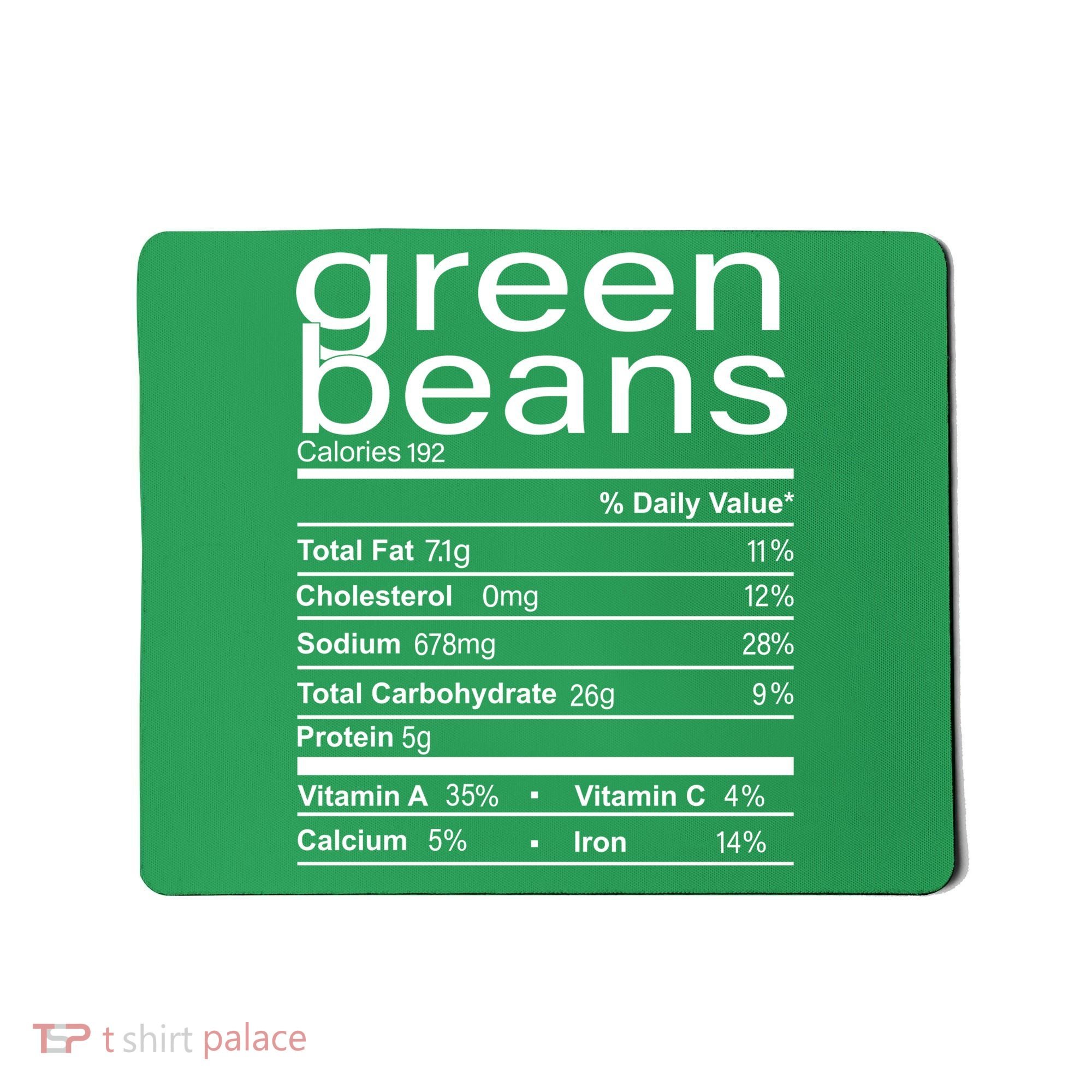 Funny Green Bean Nutrition Mousepad