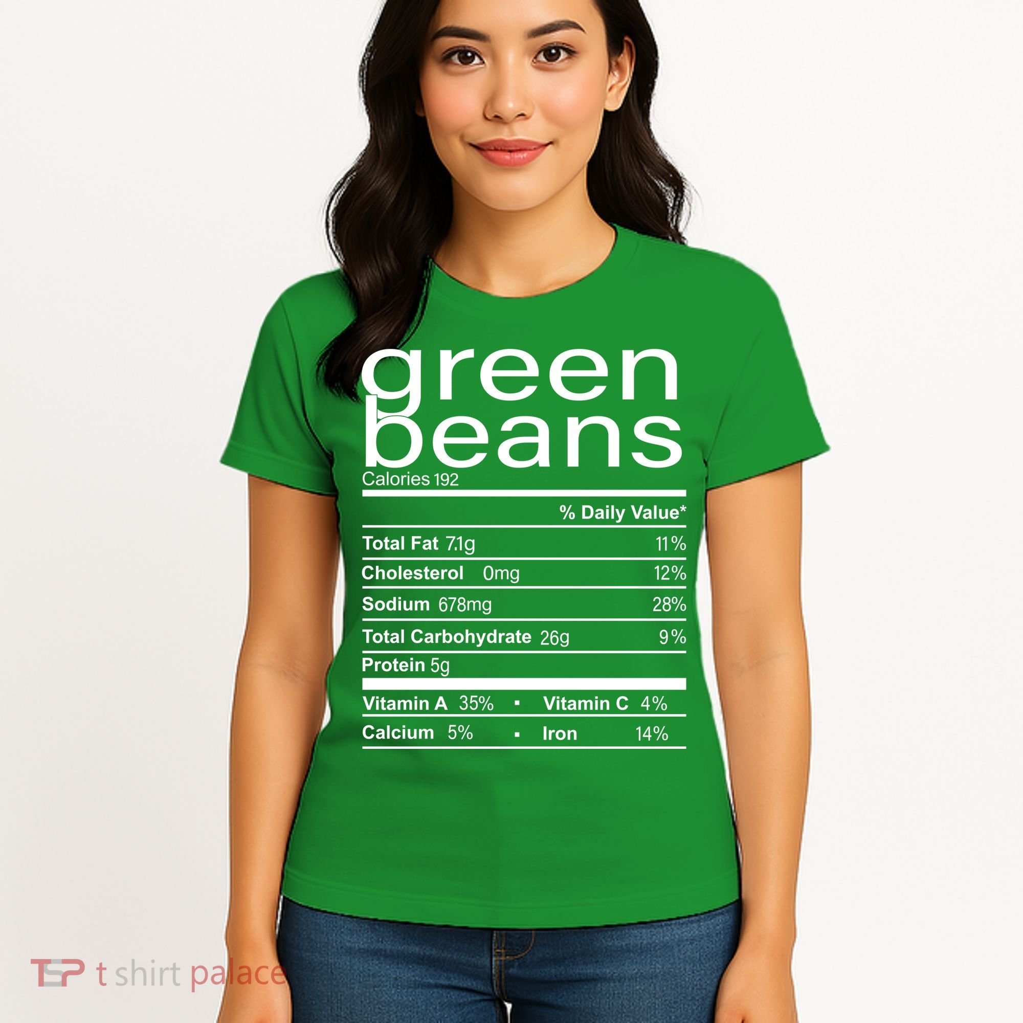 Funny Green Bean Nutrition Women's T-Shirt