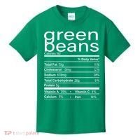Funny Green Bean Nutrition Kids T-Shirt thumb 0
