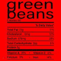 Funny Green Bean Nutrition Santa Hat thumb 1