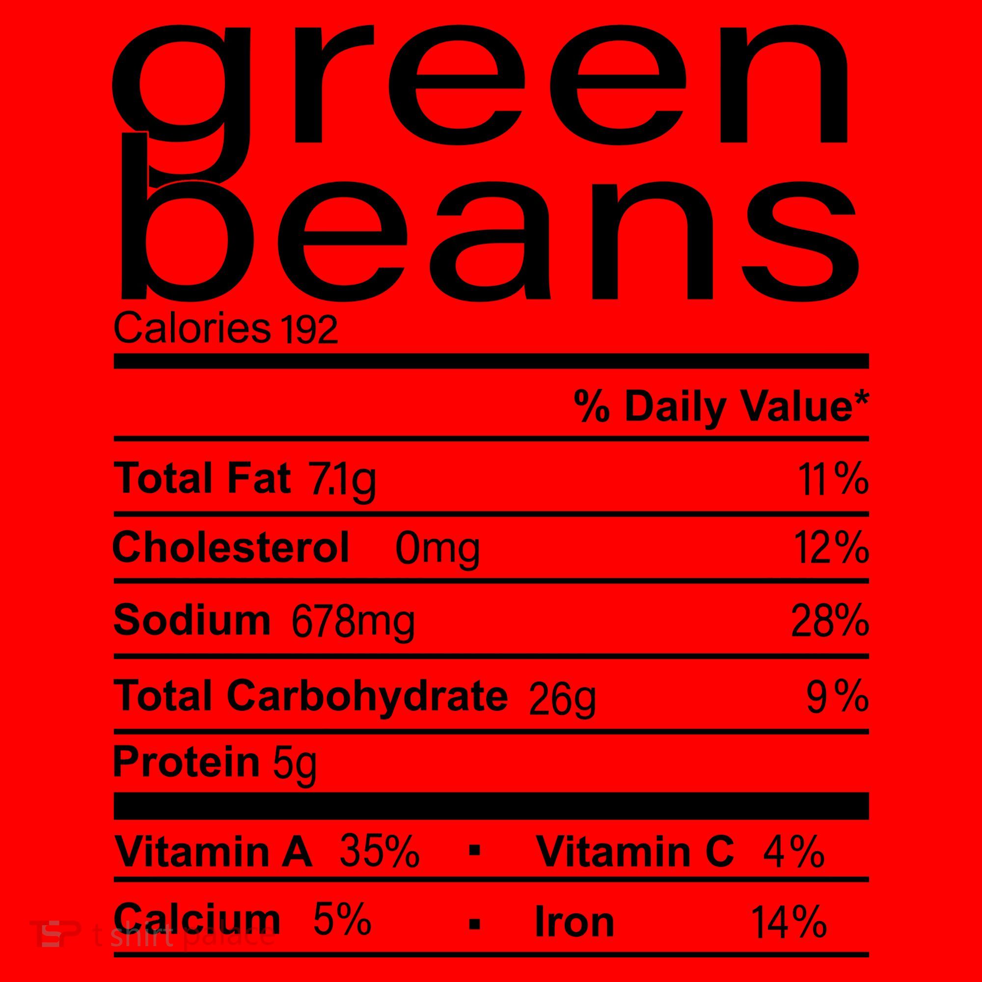 Funny Green Bean Nutrition Santa Hat