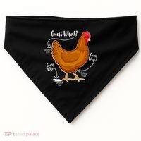 Funny Guess What Chicken Butt ggg USA-Made Doggie Bandana thumb 0