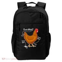 Funny Guess What Chicken Butt ggg Backpack thumb 0