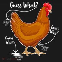 Funny Guess What Chicken Butt ggg Bucket Hat thumb 4