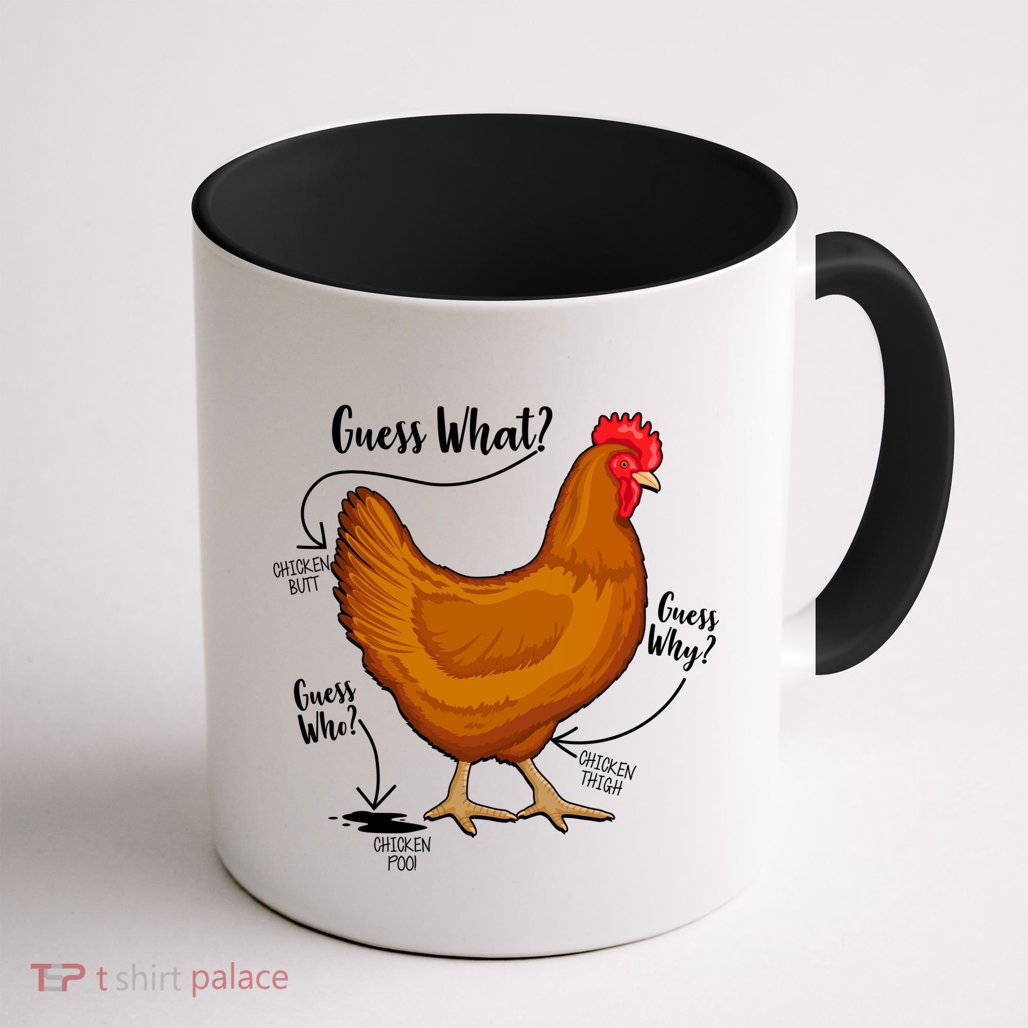 Funny Guess What Chicken Butt ggg Coffee Mug