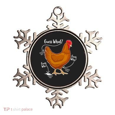Funny Guess What Chicken Butt ggg Ornament