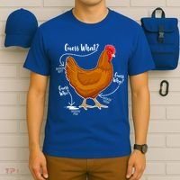 Funny Guess What Chicken Butt ggg T-Shirt thumb 6