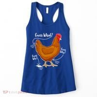 Funny Guess What Chicken Butt ggg Women's Tank Top thumb 0