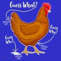 Funny Guess What Chicken Butt ggg Toddler Hoodie thumb 2
