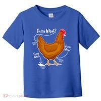 Funny Guess What Chicken Butt ggg Toddler T-Shirt thumb 0