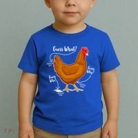 Funny Guess What Chicken Butt ggg Toddler T-Shirt thumb 2
