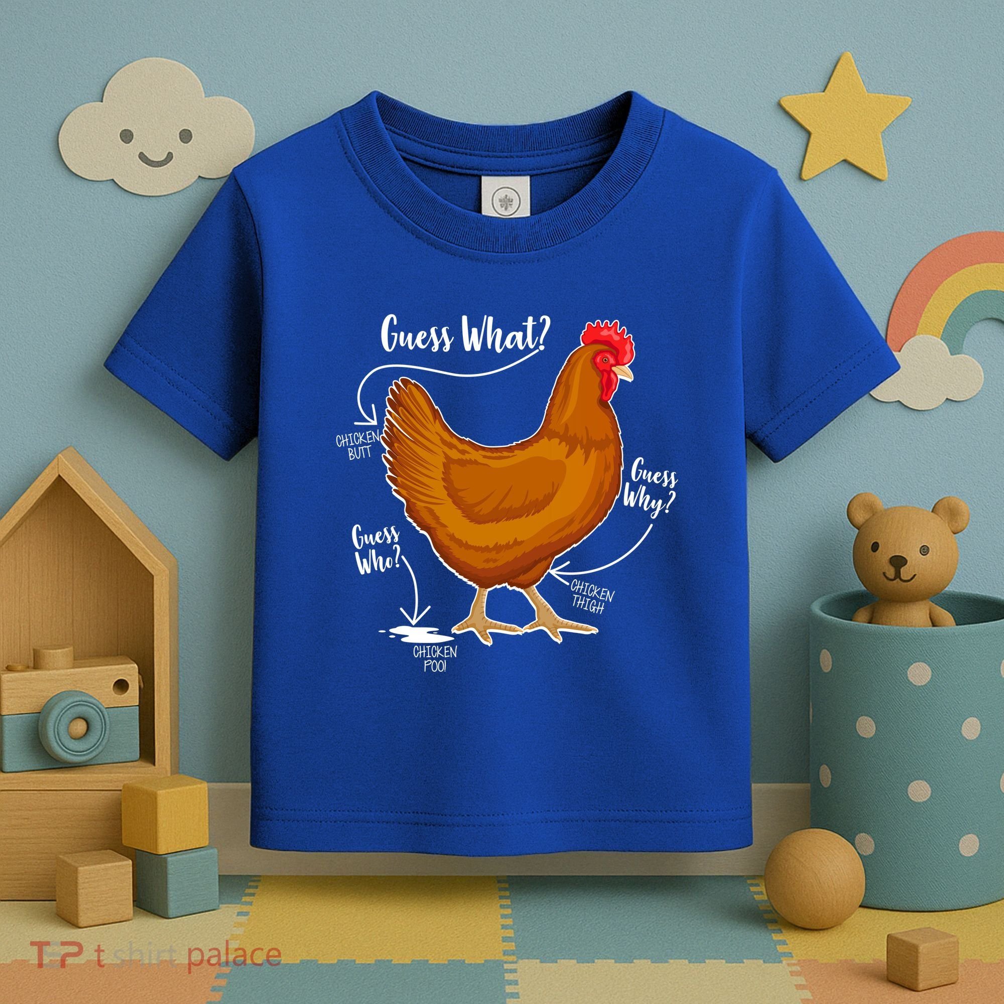 Funny Guess What Chicken Butt ggg Toddler T-Shirt
