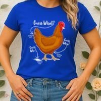 Funny Guess What Chicken Butt ggg Women's T-Shirt thumb 2