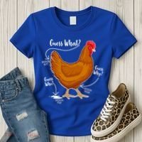 Funny Guess What Chicken Butt ggg Women's T-Shirt thumb 3