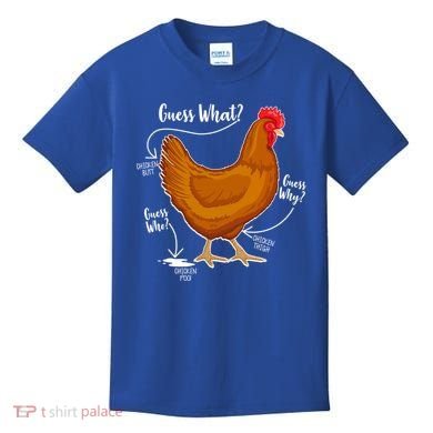 Funny Guess What Chicken Butt ggg Kids T-Shirt