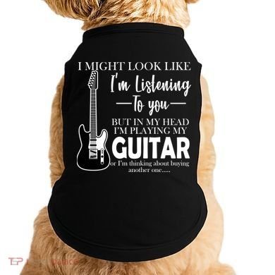 Funny Guitar Sarcastic Saying Doggie Tank