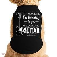Funny Guitar Sarcastic Saying Doggie Tank thumb 0