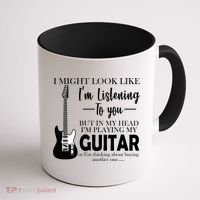 Funny Guitar Sarcastic Saying Coffee Mug thumb 1